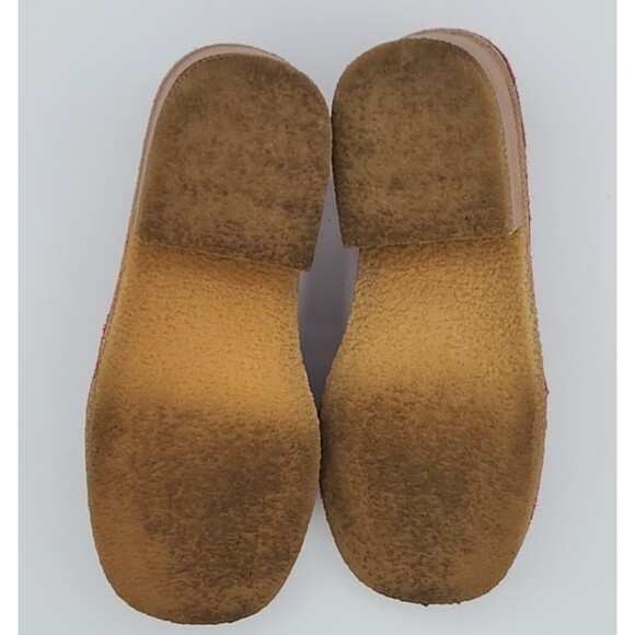 Y2K Rampage Pink Oxfords Womens Size 7 Sqaure Toe Stacked Heel Suede Legend EUC - Picture 7 of 8